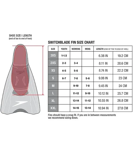 Speedo Switchblade Swim Fins - 2024