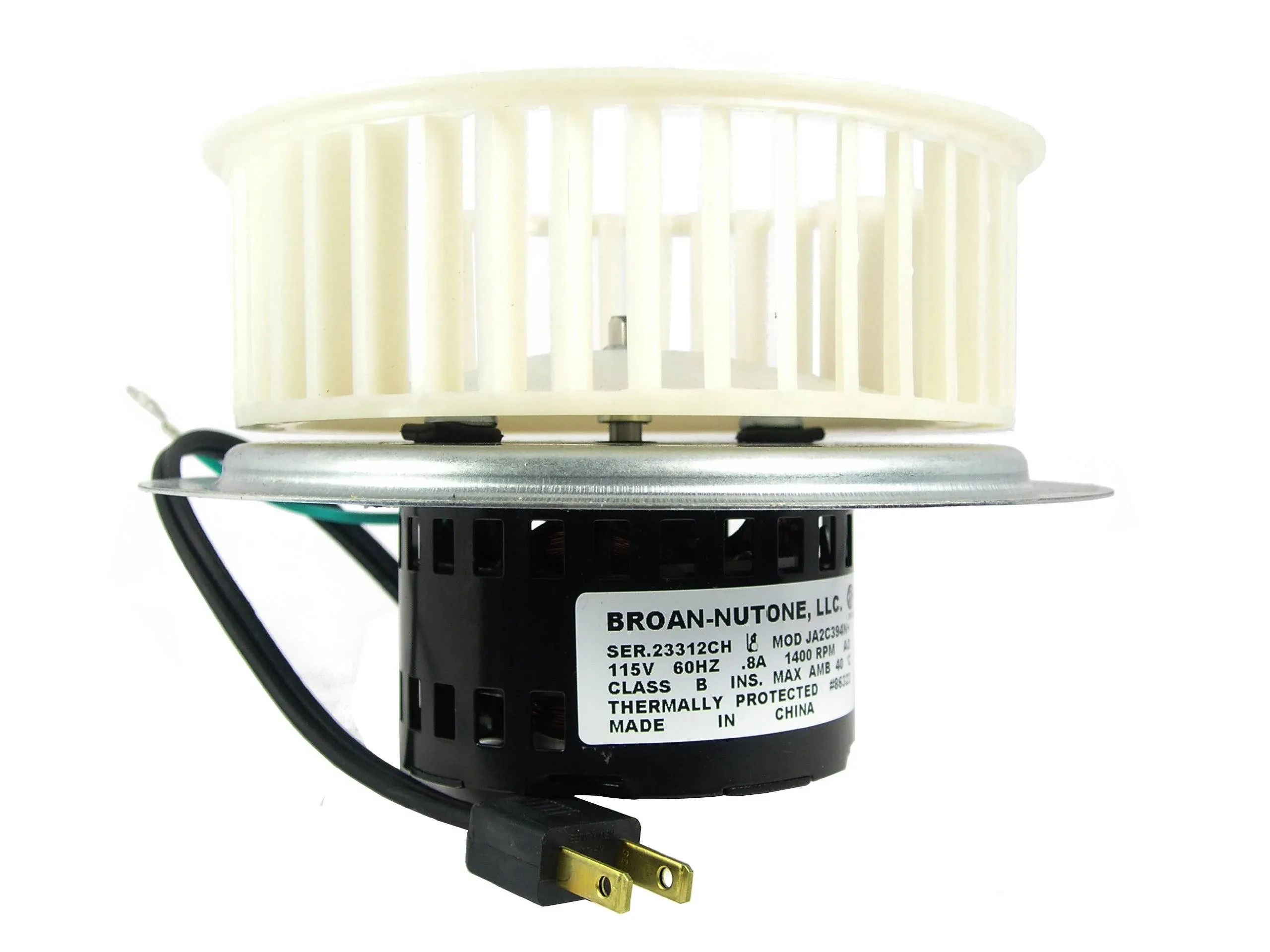 NuTone 0696B000 Motor Assembly for QT100 and QT110 Series Fans