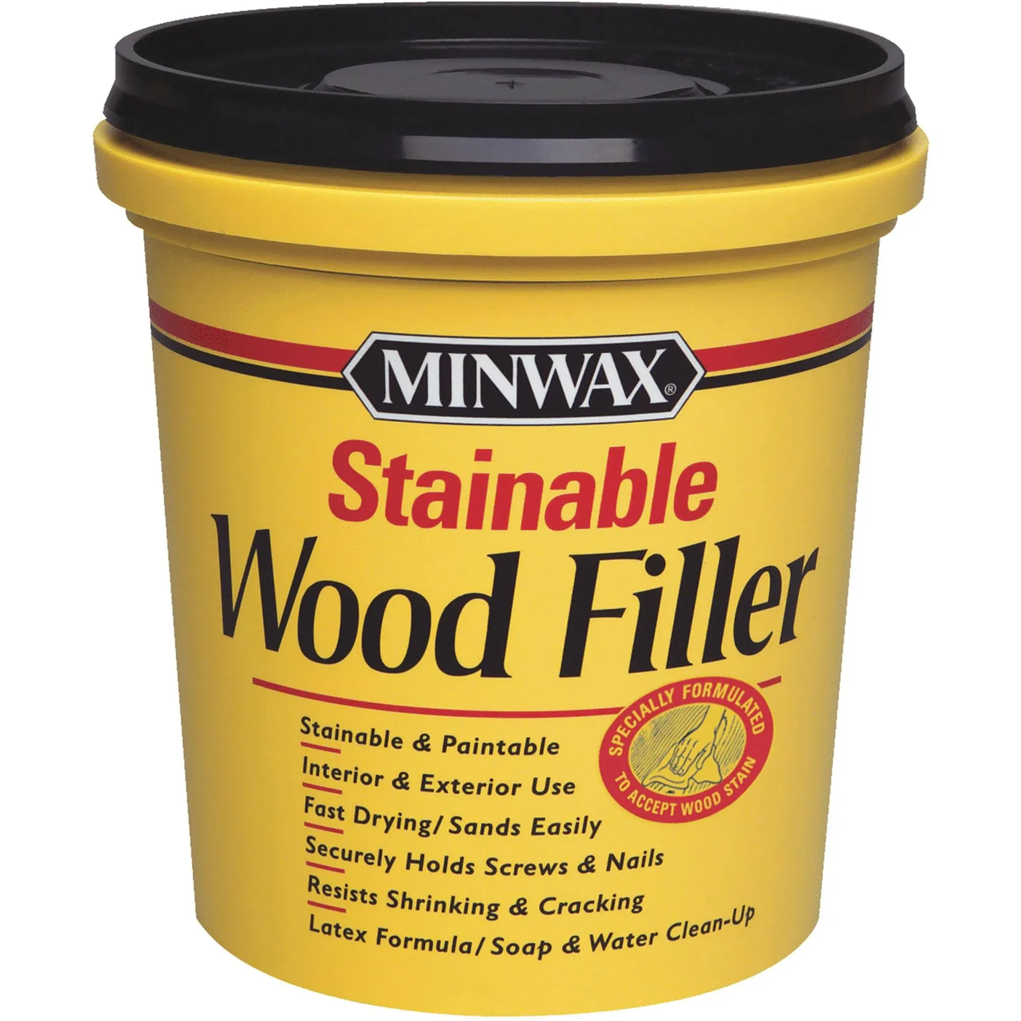 Minwax  Natural  Stainable Wood Filler  16 oz.