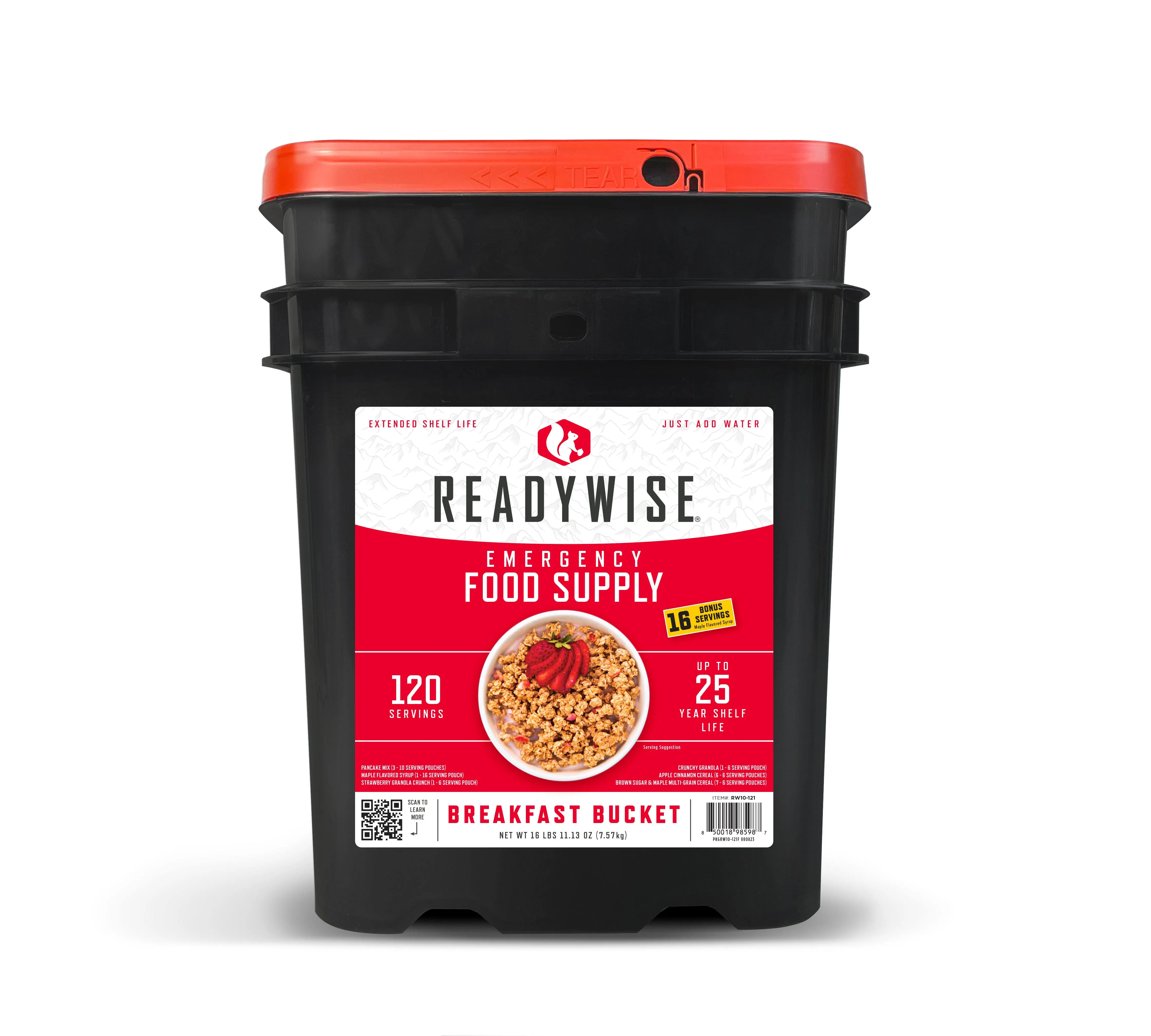 ReadyWise 120 Serving Breakfast Bucket