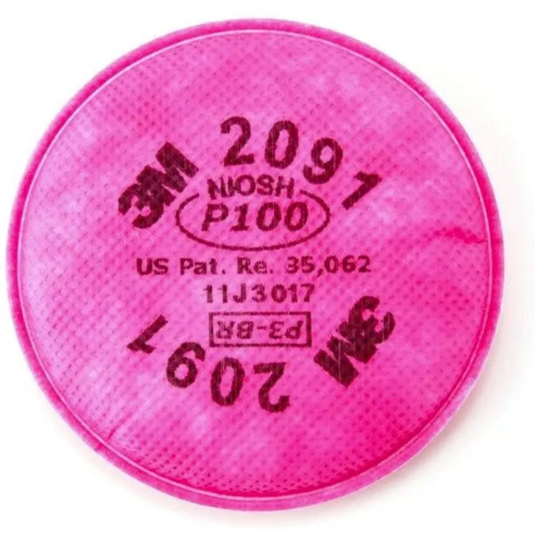 3M 2091 P100 Particulate Filter, 1 Pair per Pack