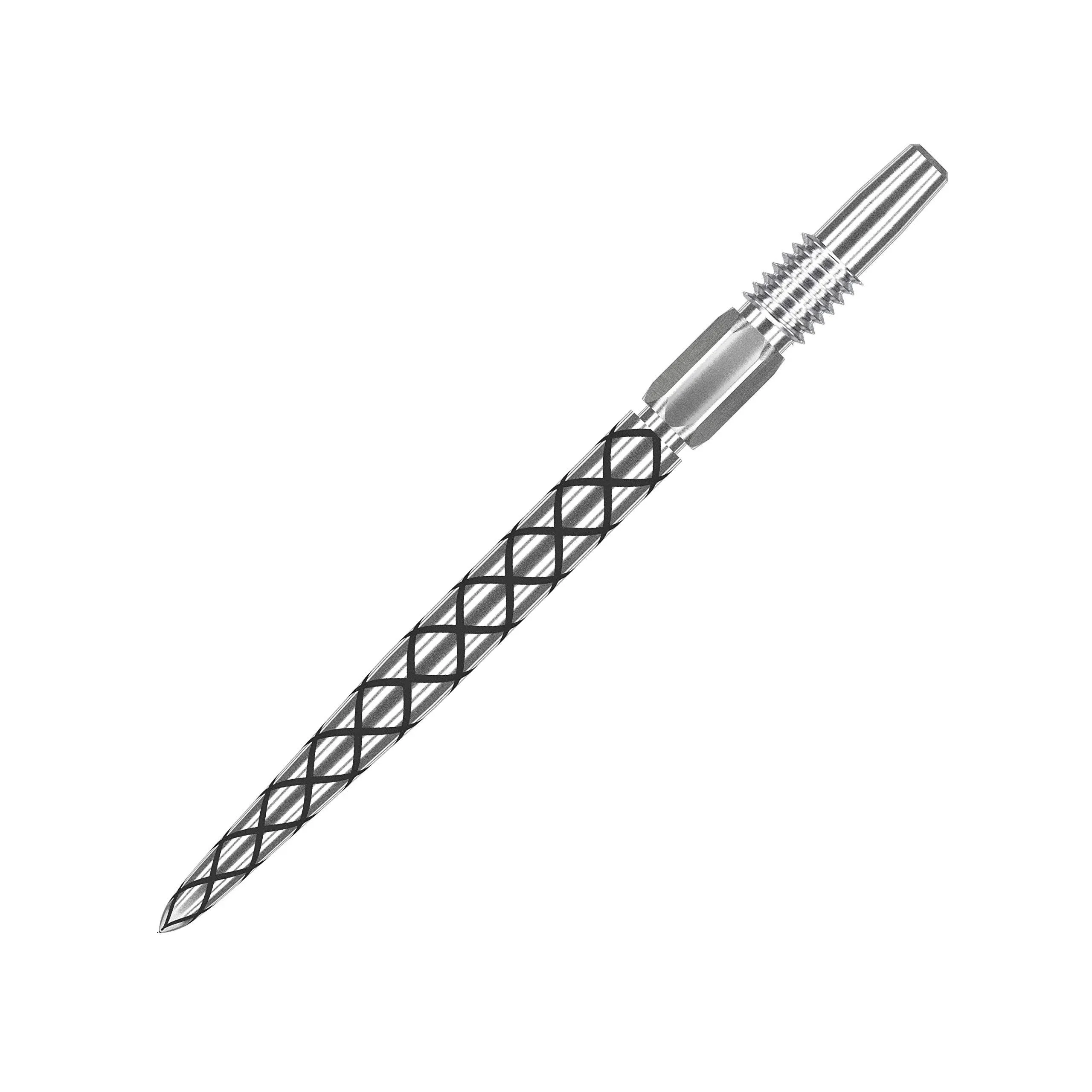 Target Darts Swiss Point Diamond Pro Dart Points, 30mm Silver