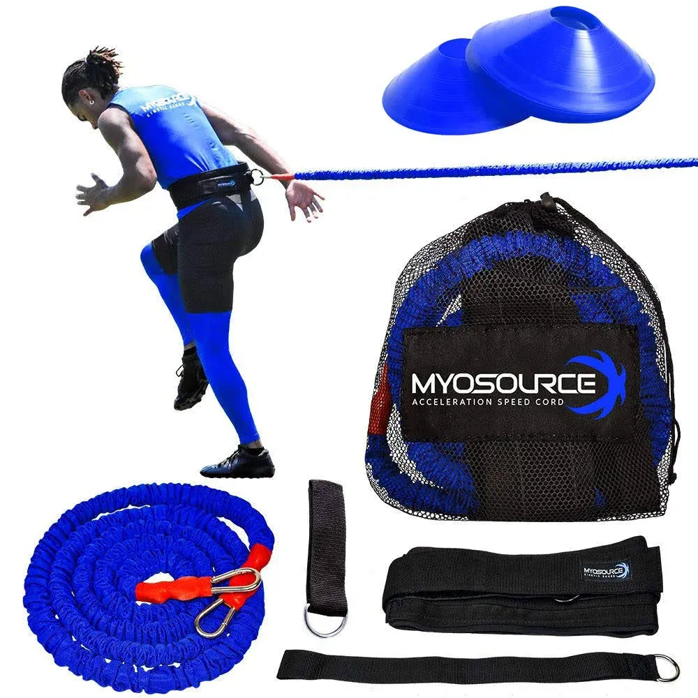 Kinetic Bands Acceleration Speed Cord for Resistance Training to Improve Strength, Power,