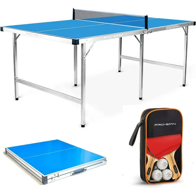 Costway 60 Inch Portable Tennis Ping Pong Folding Table with Accessories