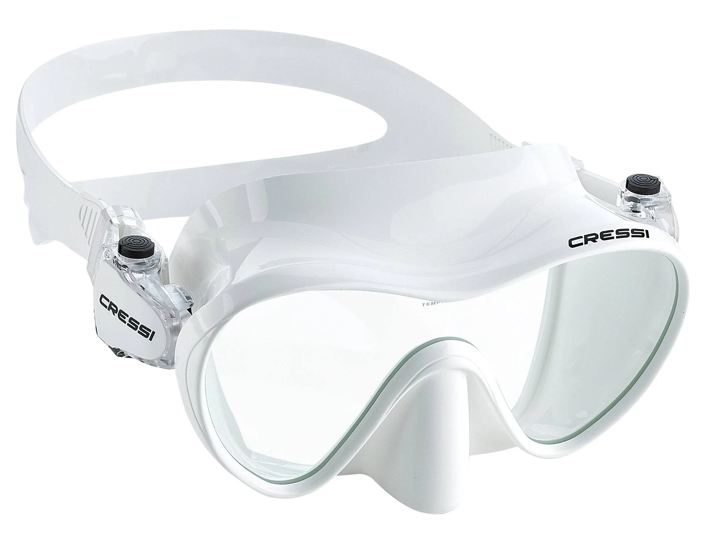 Cressi F1 Frameless Diving Mask White