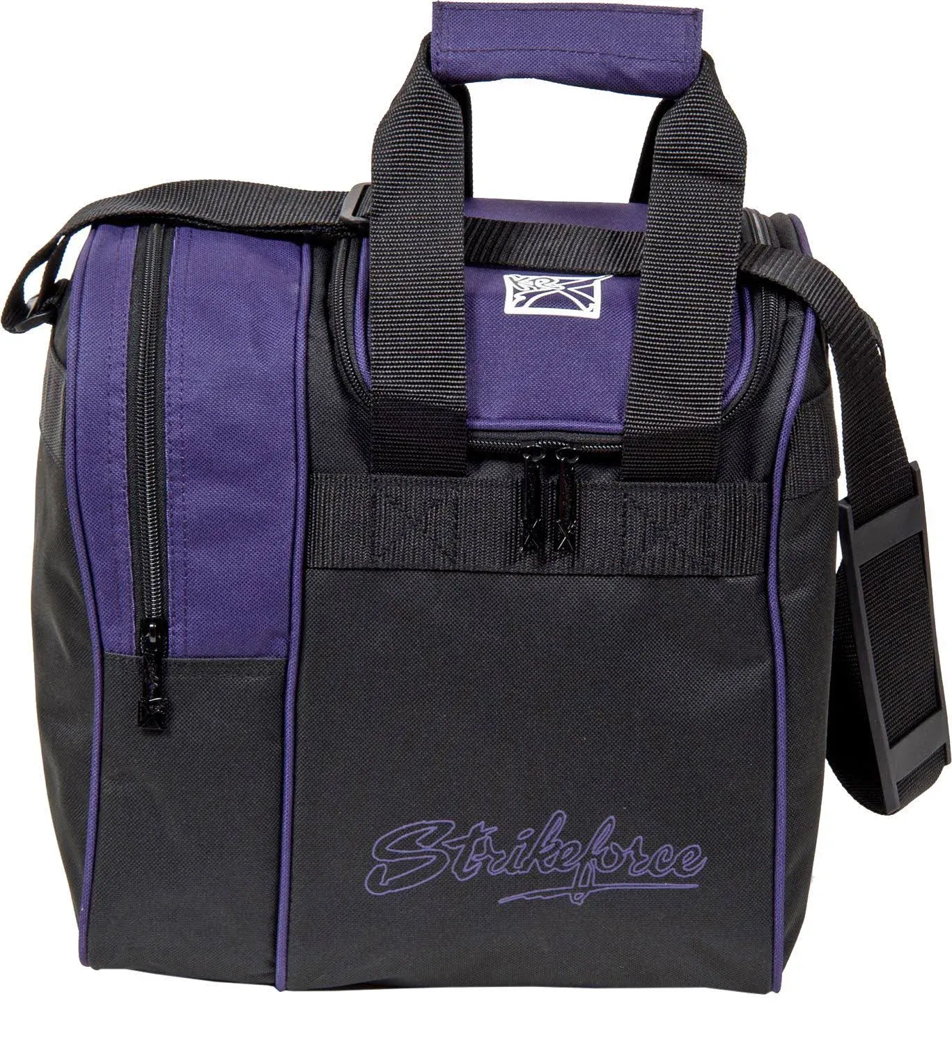 KR Strikeforce Rook Single Tote with Side Shoe Compartment - Holds One Ball and Pair of Shoes up to Size 11