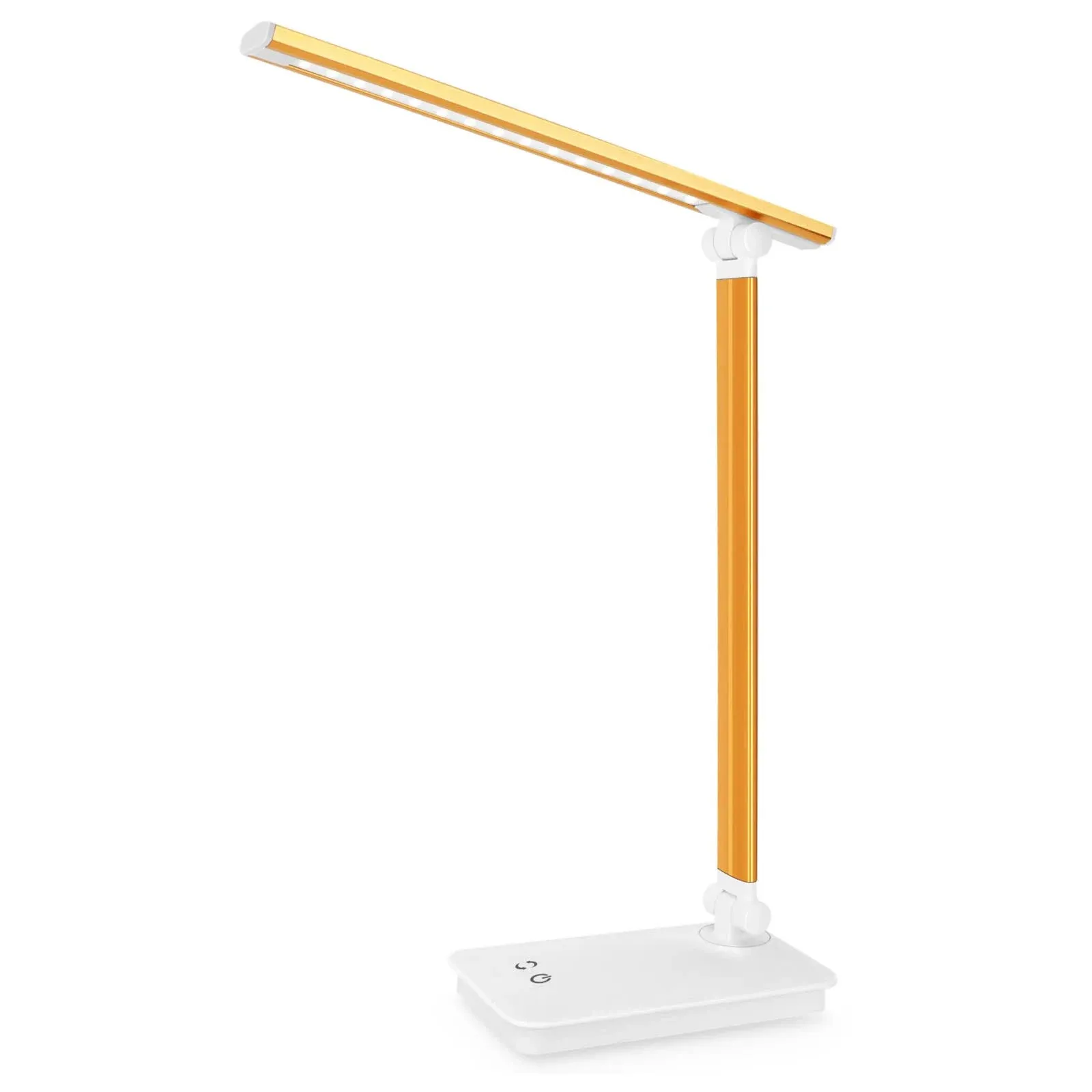 Lapeort LED Desk Lamp, Eye-Caring Table Lamps, Dimmable Office Lamp with USB ...