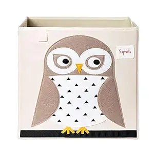 3 Sprouts Owl Storage Box