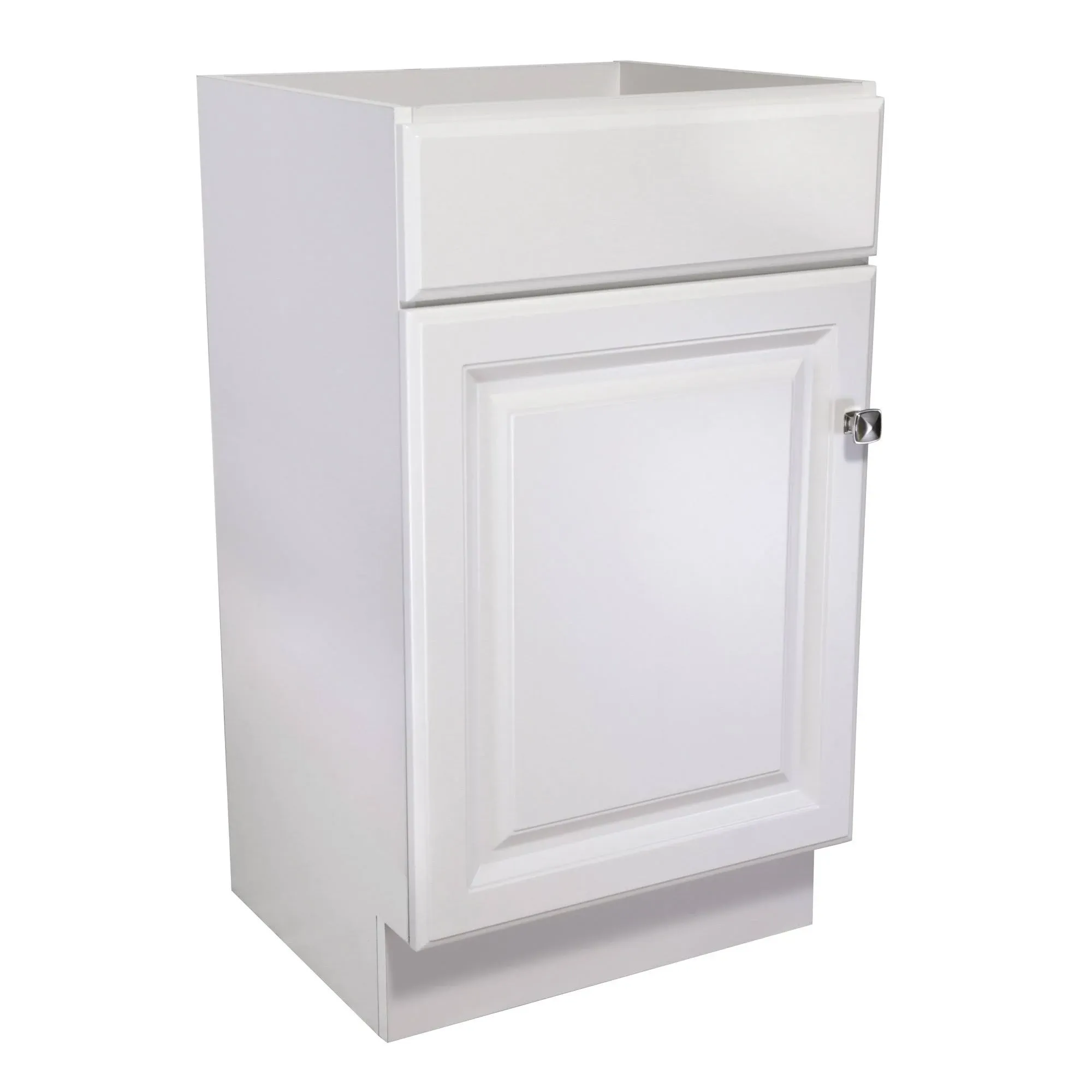 18 In Single Sink Bathroom Vanity Without Top In White Vanities Cabinet Closet