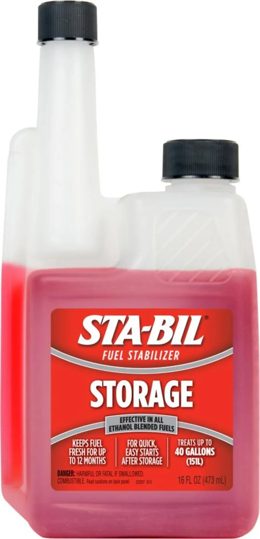 STA-BIL Fuel Stabilizer: 2-Cycle/4-Cycle, Gasoline Engines, Storage, VOC Compliant, Fuel Stabilizer