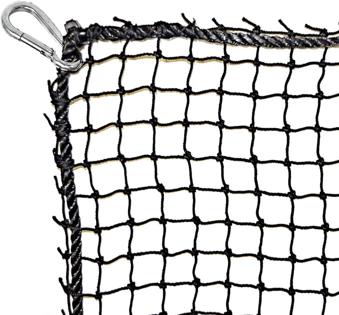 Just For Nets #18 Nylon Golf High Impact Net, 3/4" Mesh, Black