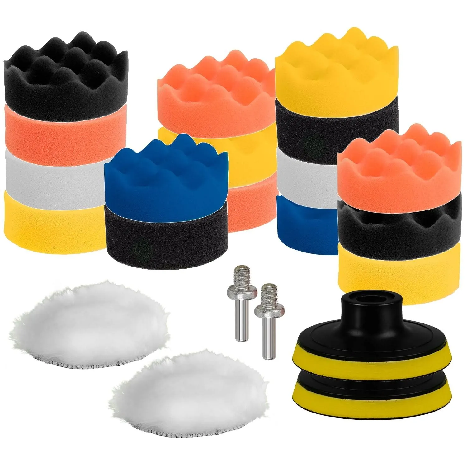 Buffing Pads 22 PCS, Polishing Wheel for Drill