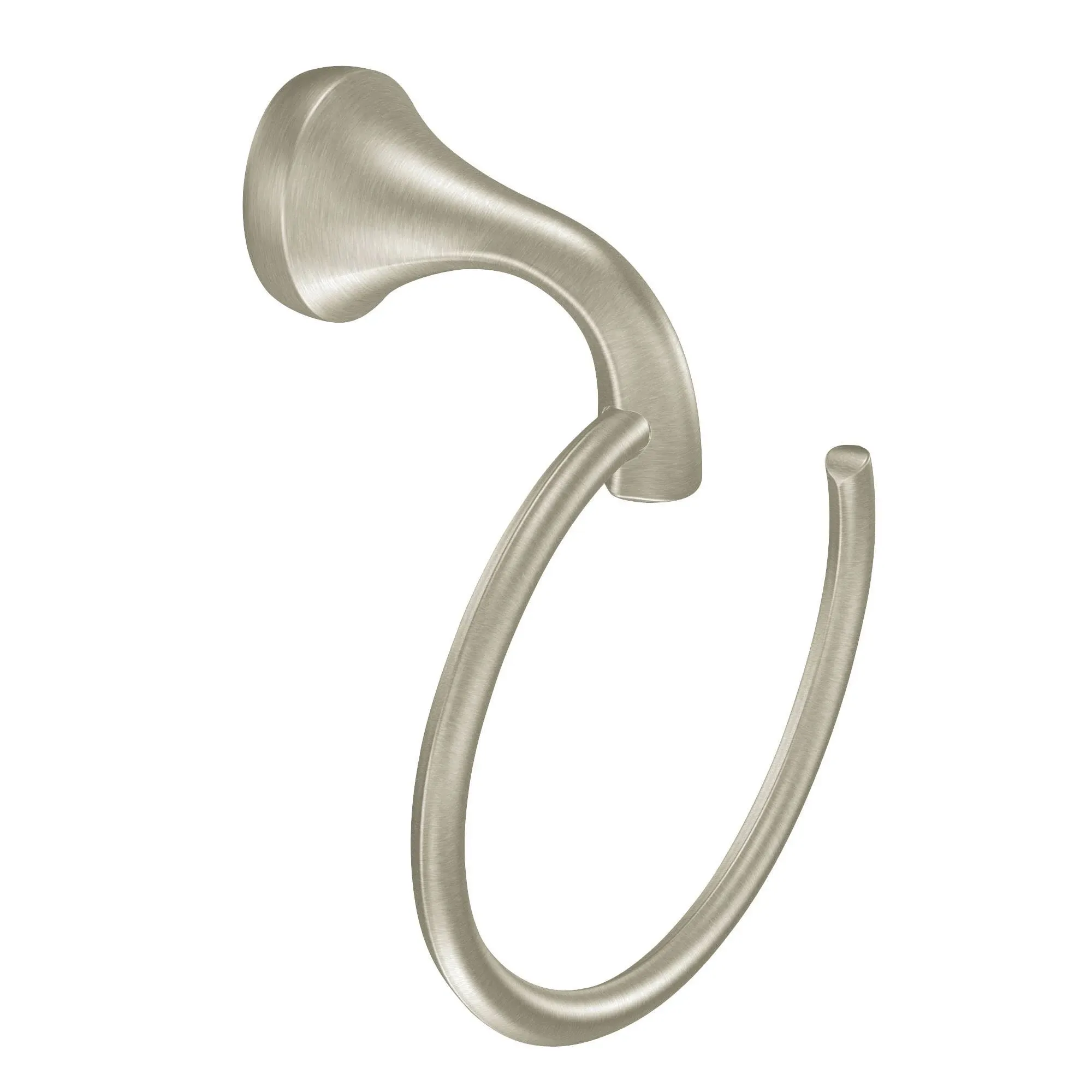 MOEN Eva Towel Ring in Brushed Nickel YB2886BN