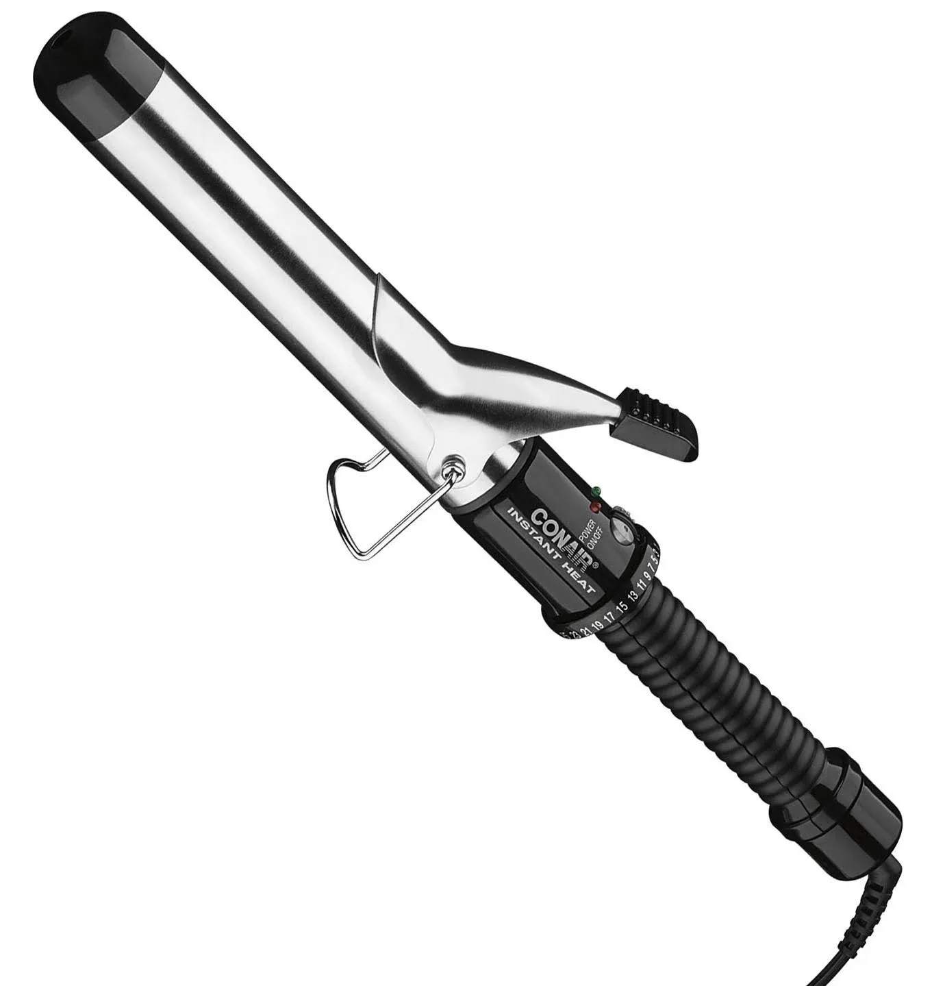 New Conair Hot Sticks Instant Heat 1 1/4&#034; Curling Iron 25 Heat Settings Auto Off