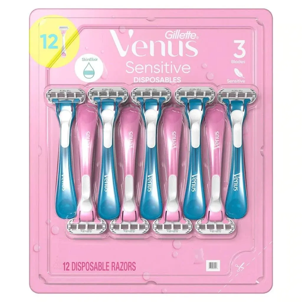 Gillette Venus Sensitive Women's Disposable Razor