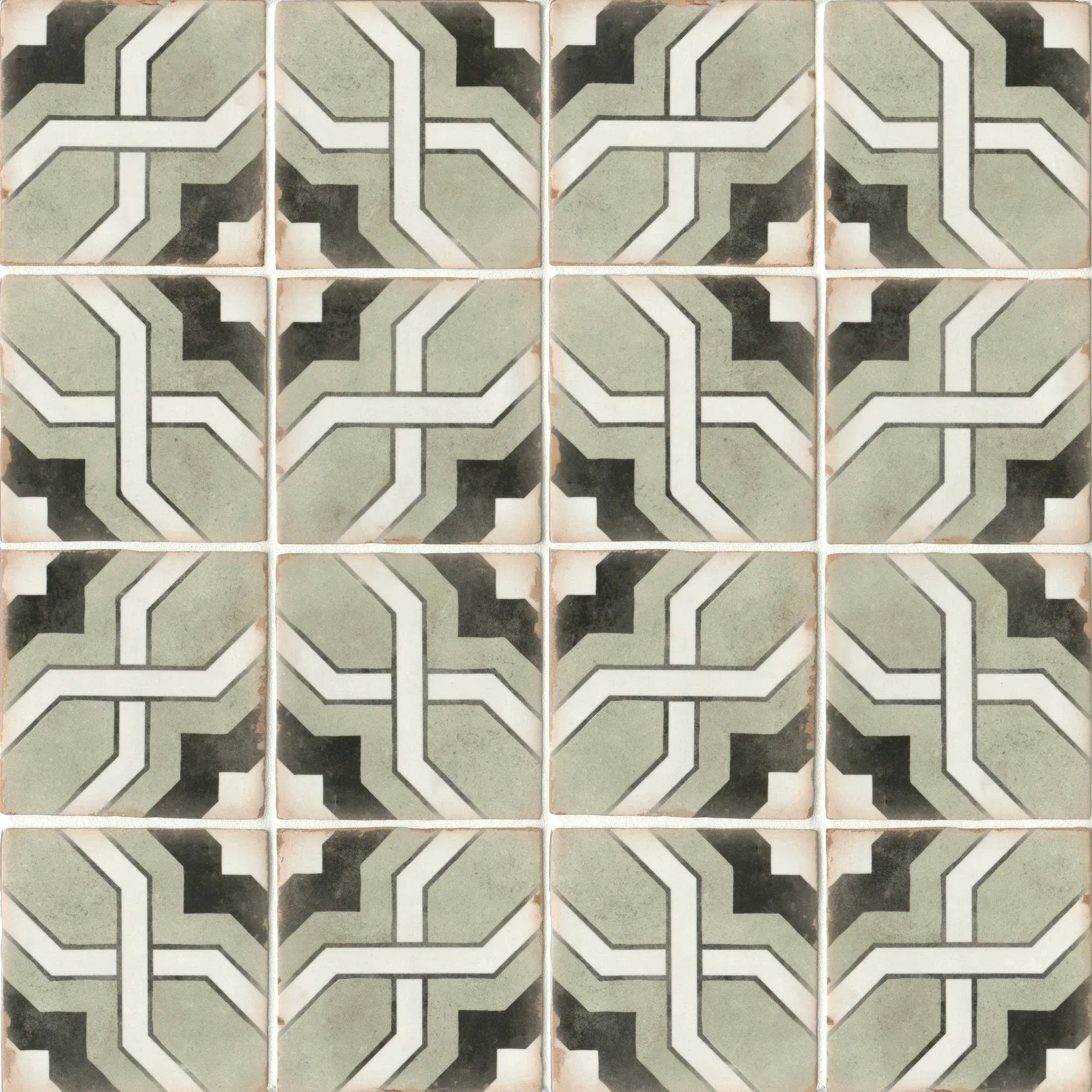 Casablanca 5" x 5" Matte Ceramic Tile in Torres by Bedrosians