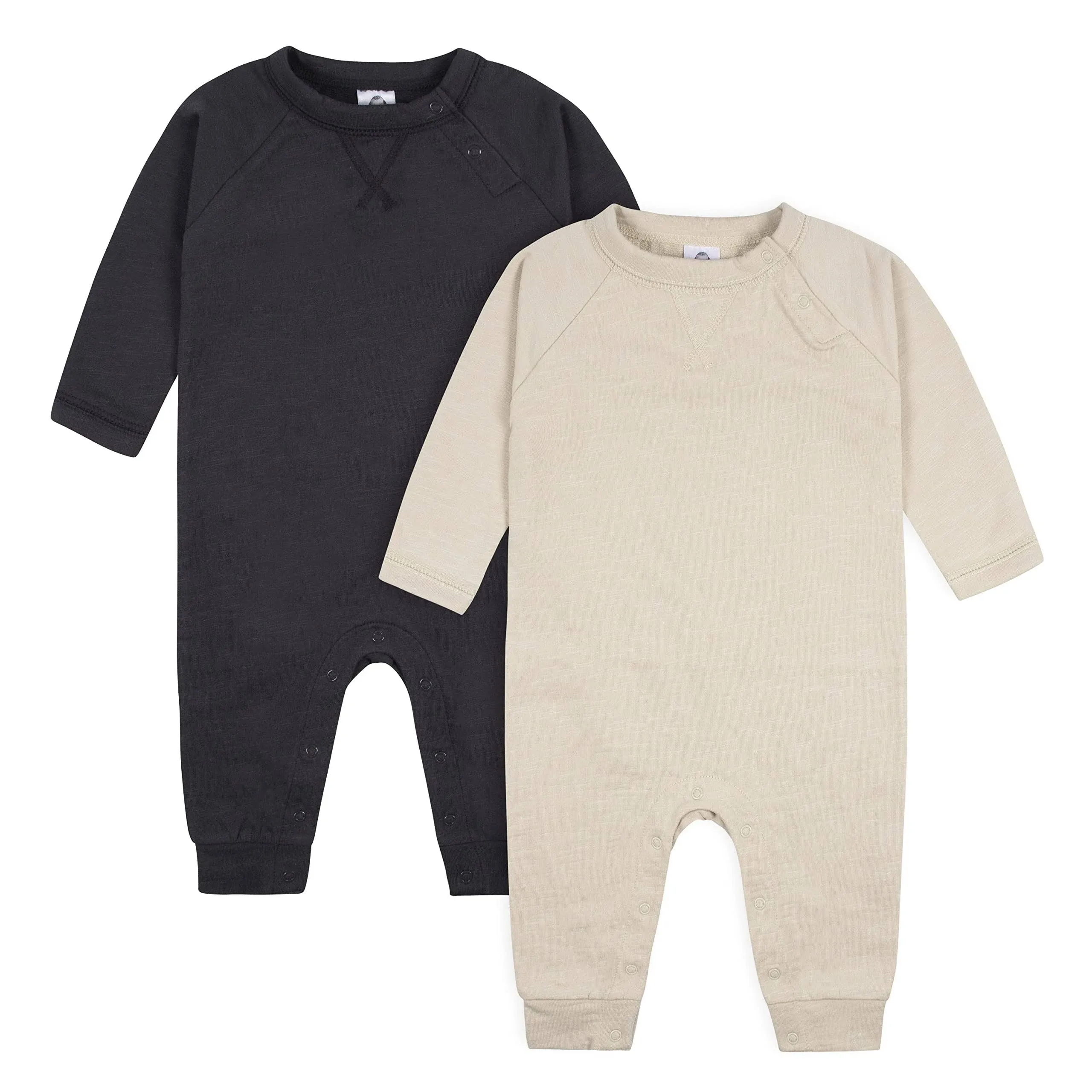 Gerber Baby Boys' 2-Pack Long Leg Romper