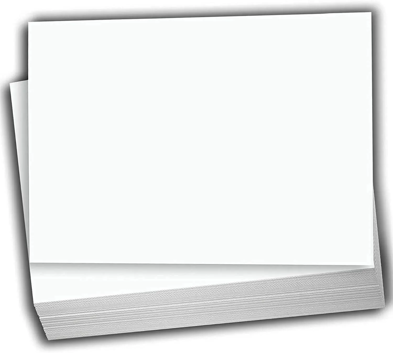  White Cardstock Thick Paper - 5 x 7 Blank Heavy Weight 120 lb  - 100 Pack 