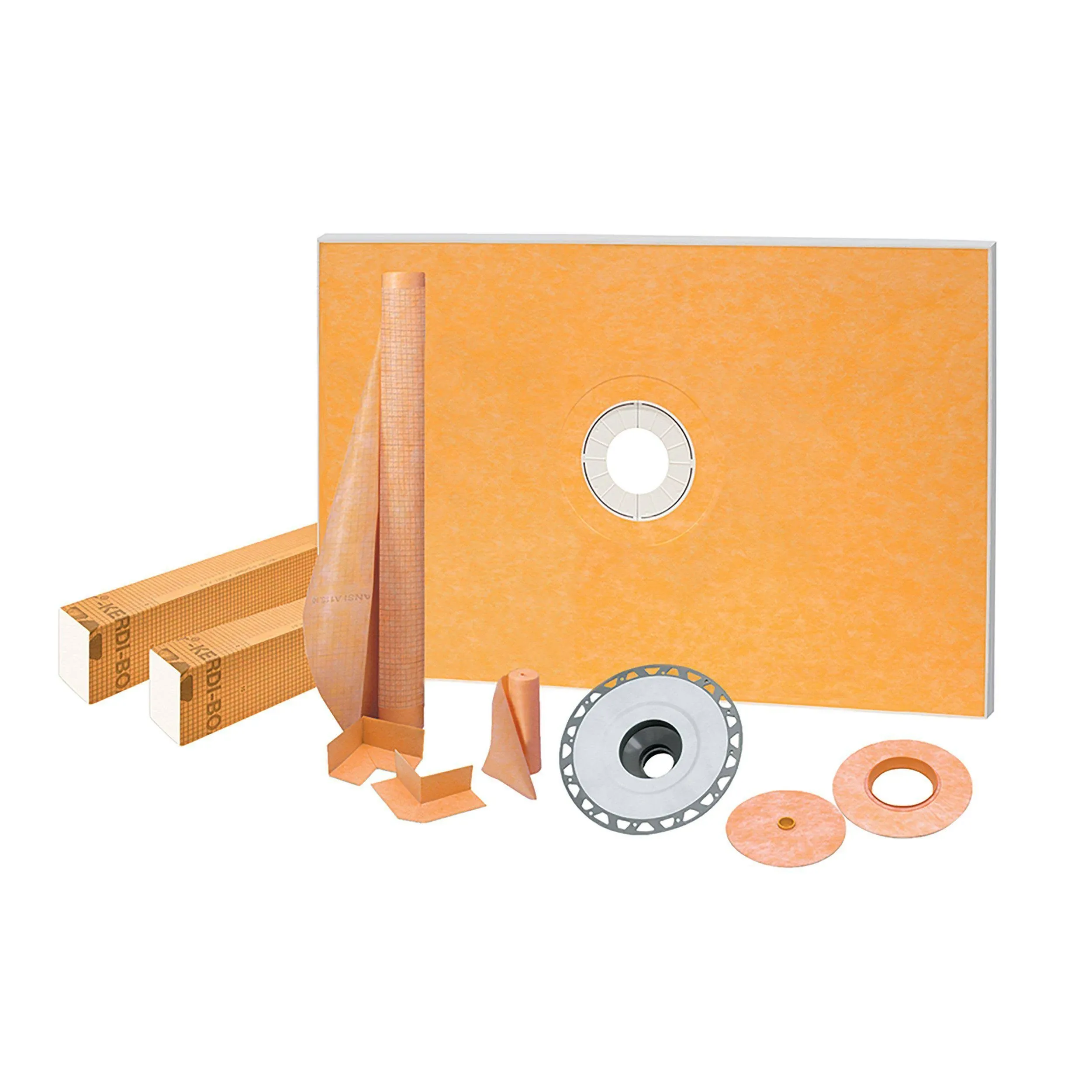 Kerdi-Shower-Kit 48" x 72" PVC Flange 2"