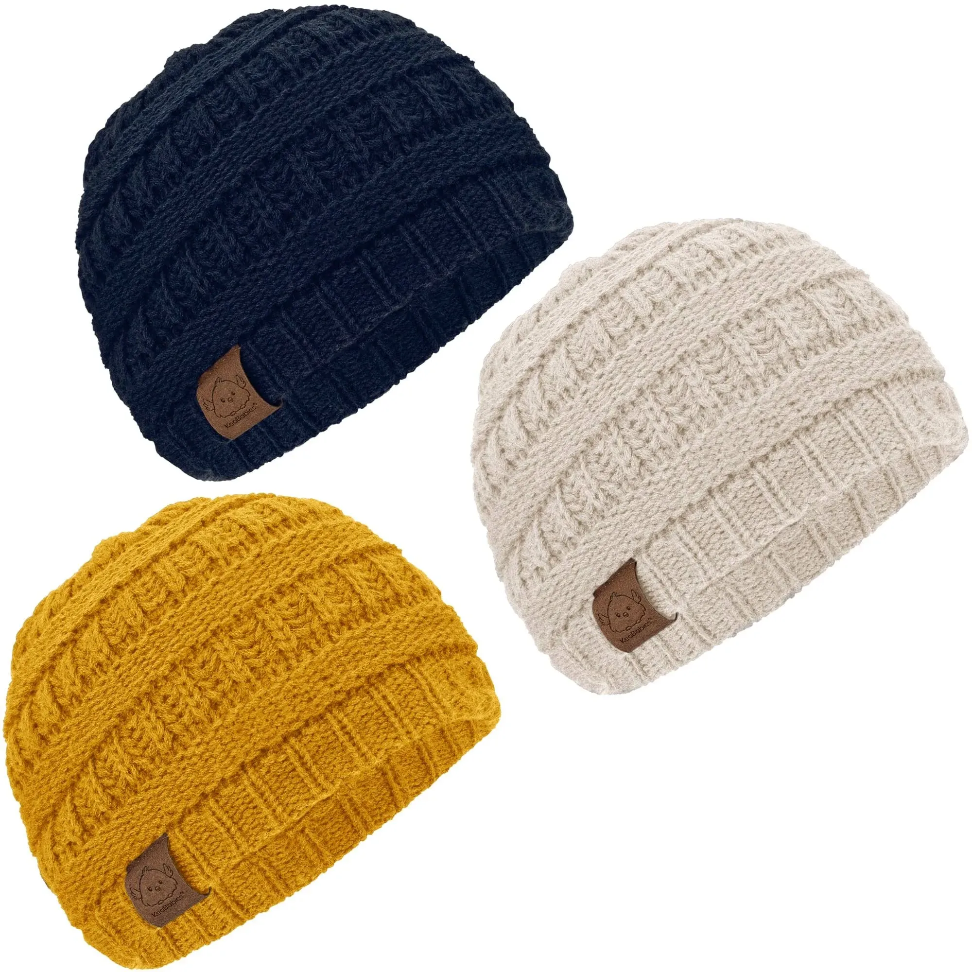 Premium Acrylic WARMZY Baby Beanies For Infants, Toddler Boys & Girls