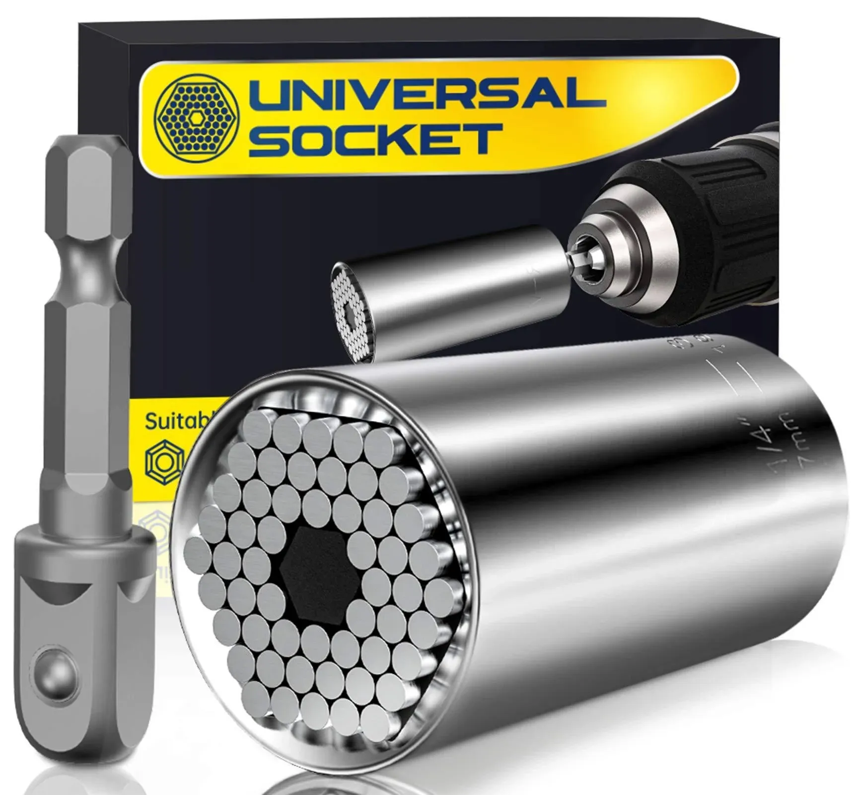 Super Universal Socket Tools Gifts for Men - Christmas Stocking Stuffers Mens ...