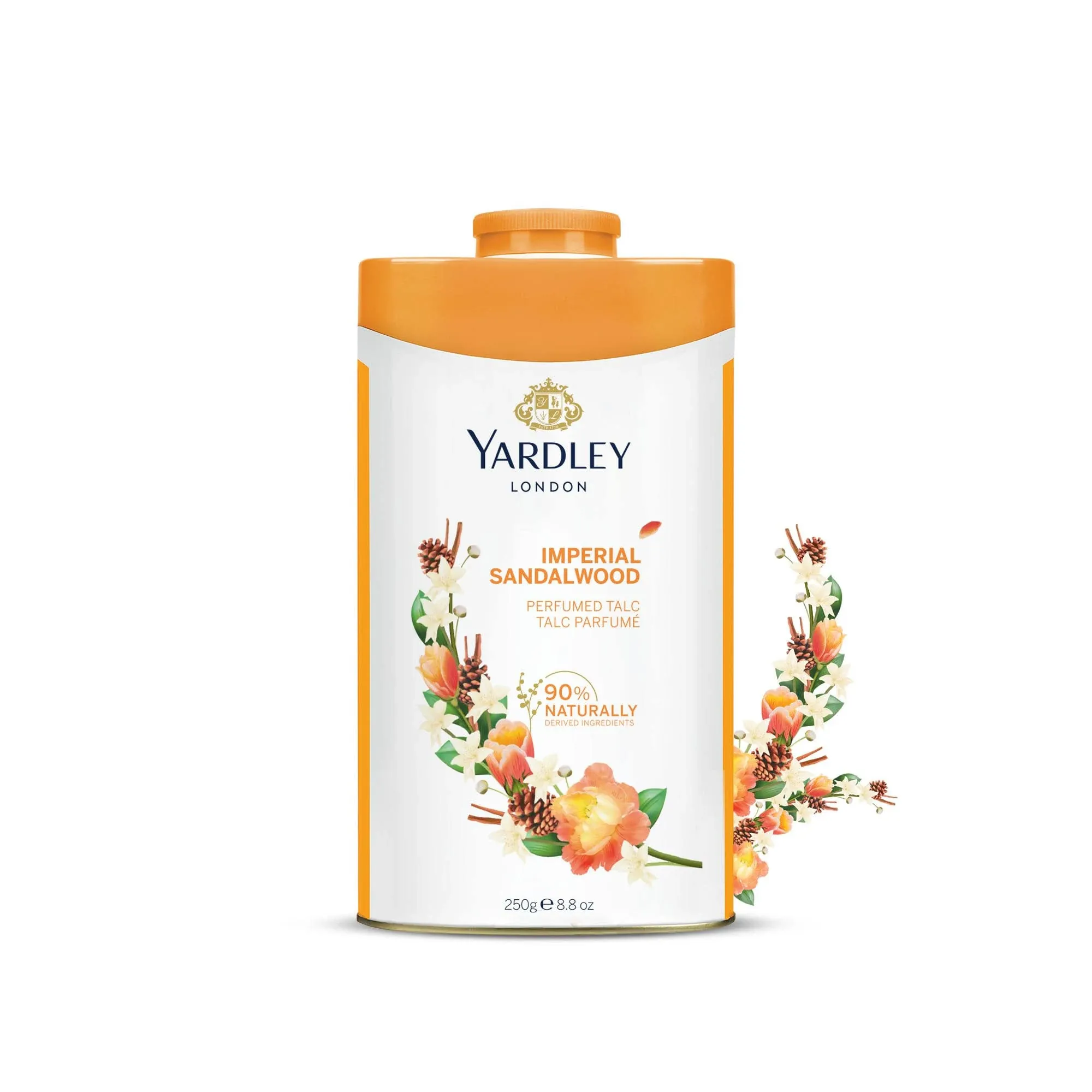 Yardley London Perfumed Talc Sandalwood Talcum Body Powder 8.8 Oz (250 G)