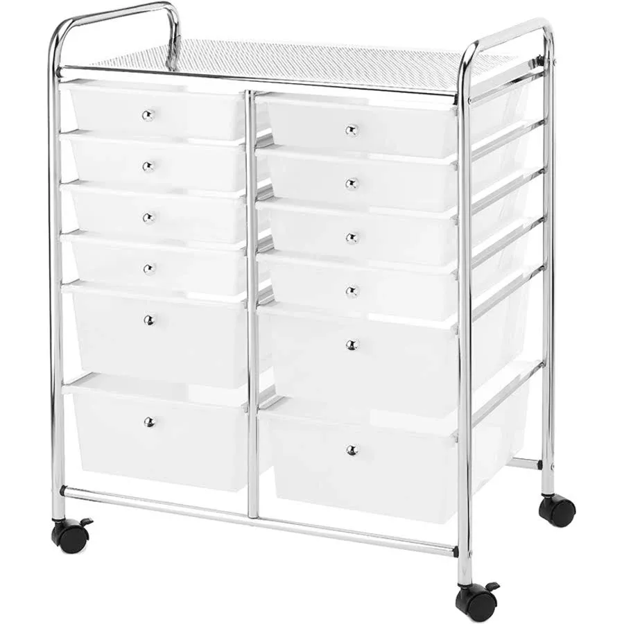 Whitmor 12 Drawer Storage Cart