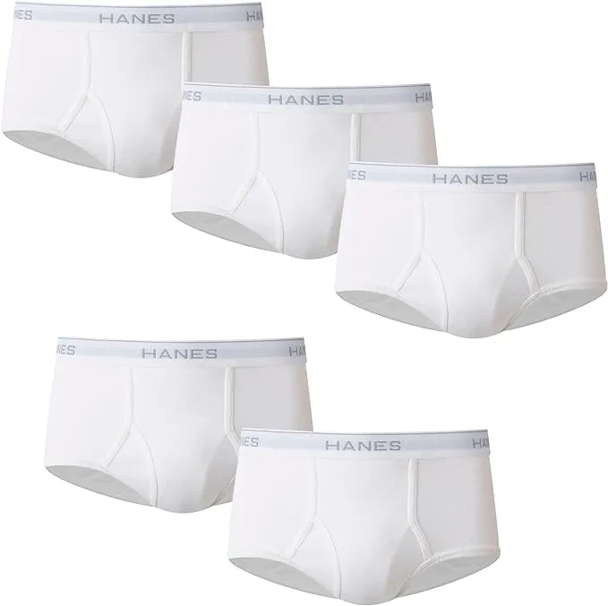 Hanes Men's Tagless Briefs 6-Pack White XL