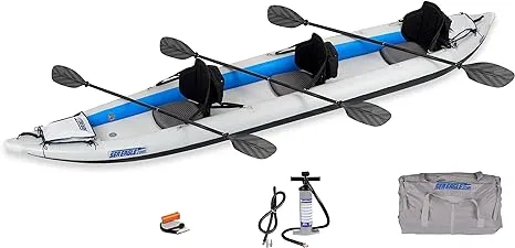 Sea Eagle 465ft FastTrack Kayak Deluxe 2 Person Package