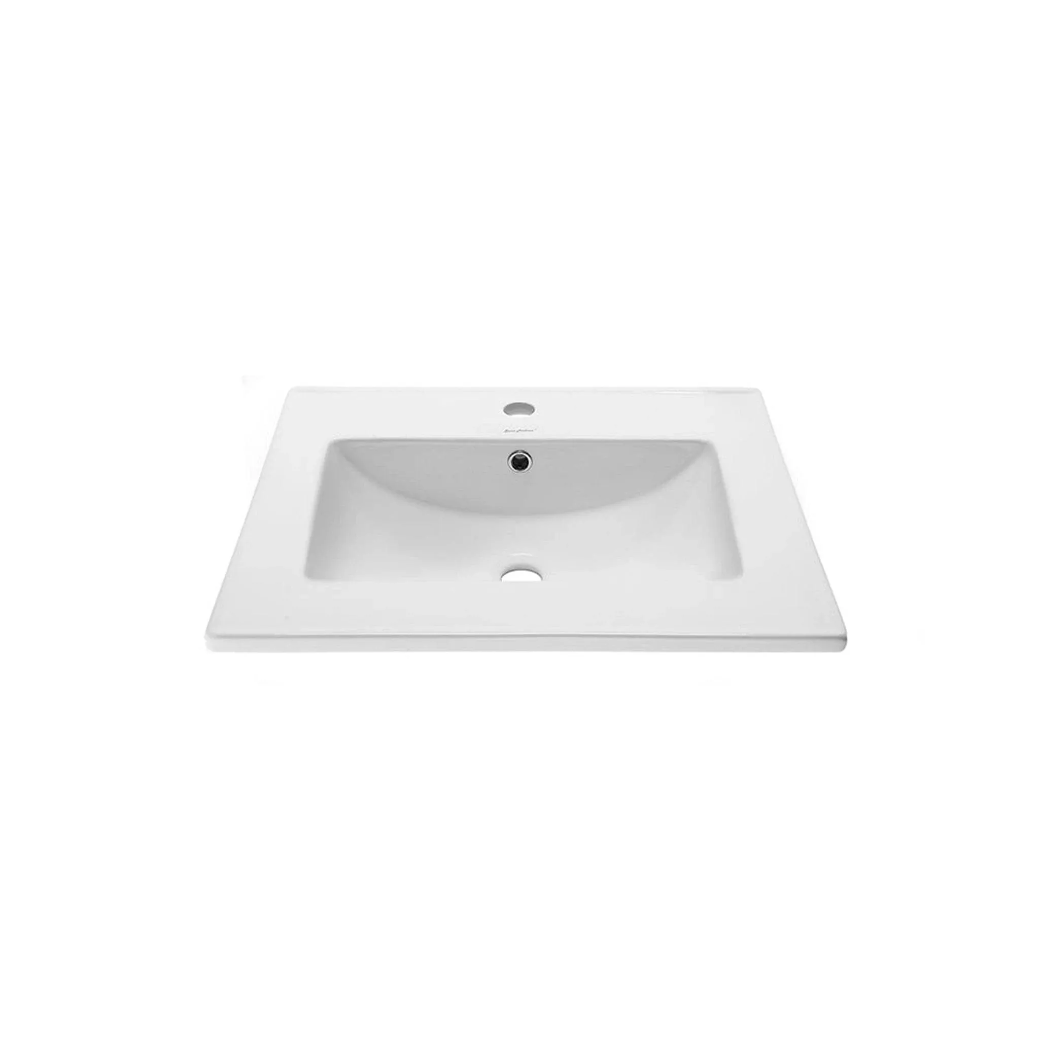 Swiss Madison Bathroom Vanity Tops 24&#034; Single Hole Scratch Resistant White