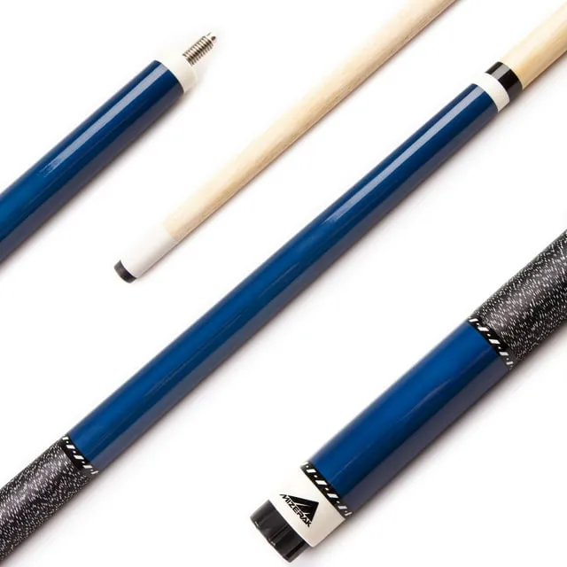 Mizerak 57" Two-Piece Hardwood Cue - Blue