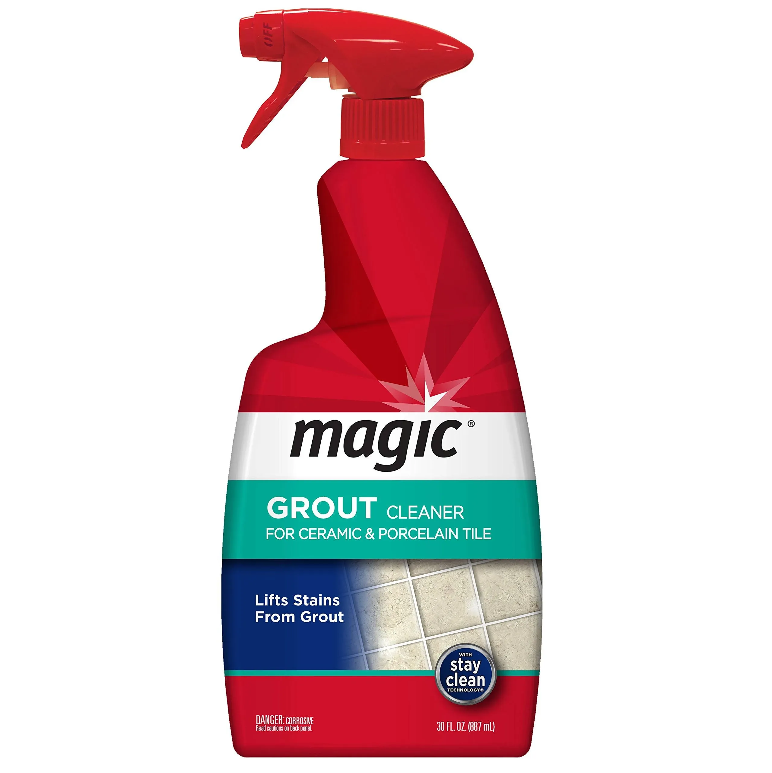 Magic Grout Cleaner for Ceramic and Porcelain Tile - 30 fl oz bottle