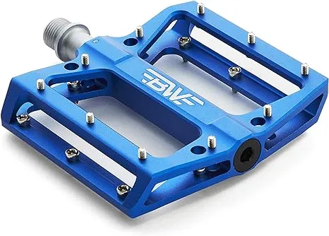 Berm Platform Bike Pedals - Lightweight Aluminum Flat Pedals for MTB and BMX