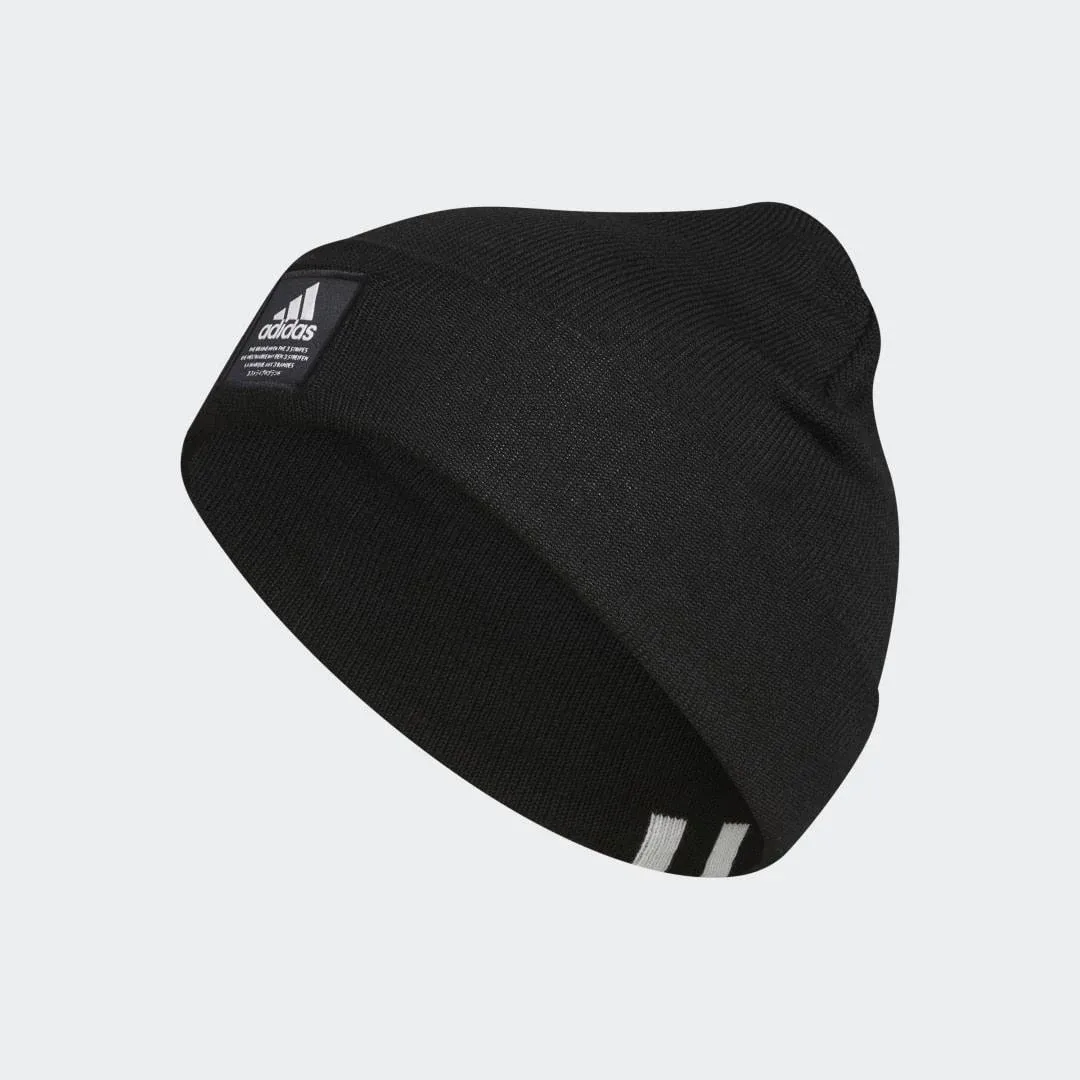 Adidas Men's Amplifier Fold Beanie - Black - Size Os