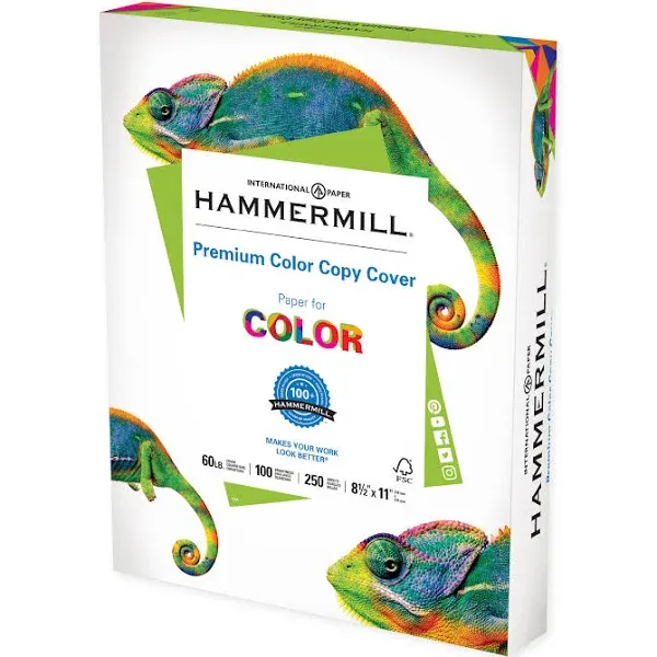 Hammermill Premium Color 8.5" x 11" 60 lbs Copy Paper (HAM122549)