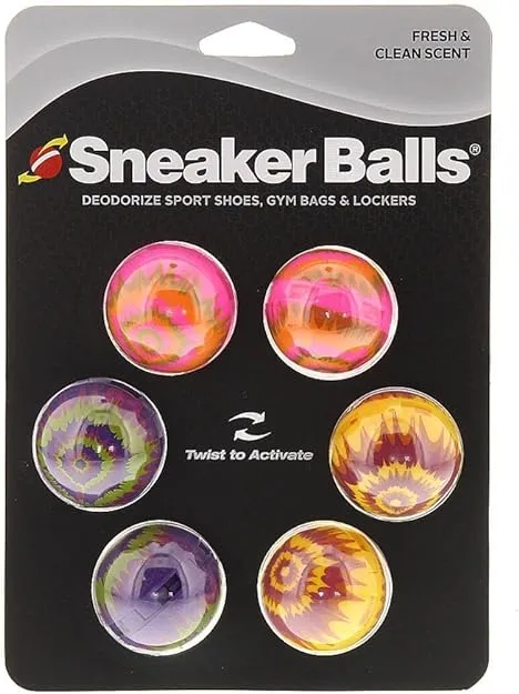 Sneaker Balls Radial Tie Dye - 6 pack