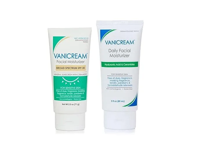 Vanicream, Daily Facial Moisturizer, For Sensitive Skin, Fragrance Free, 3 fl oz (89 ml)