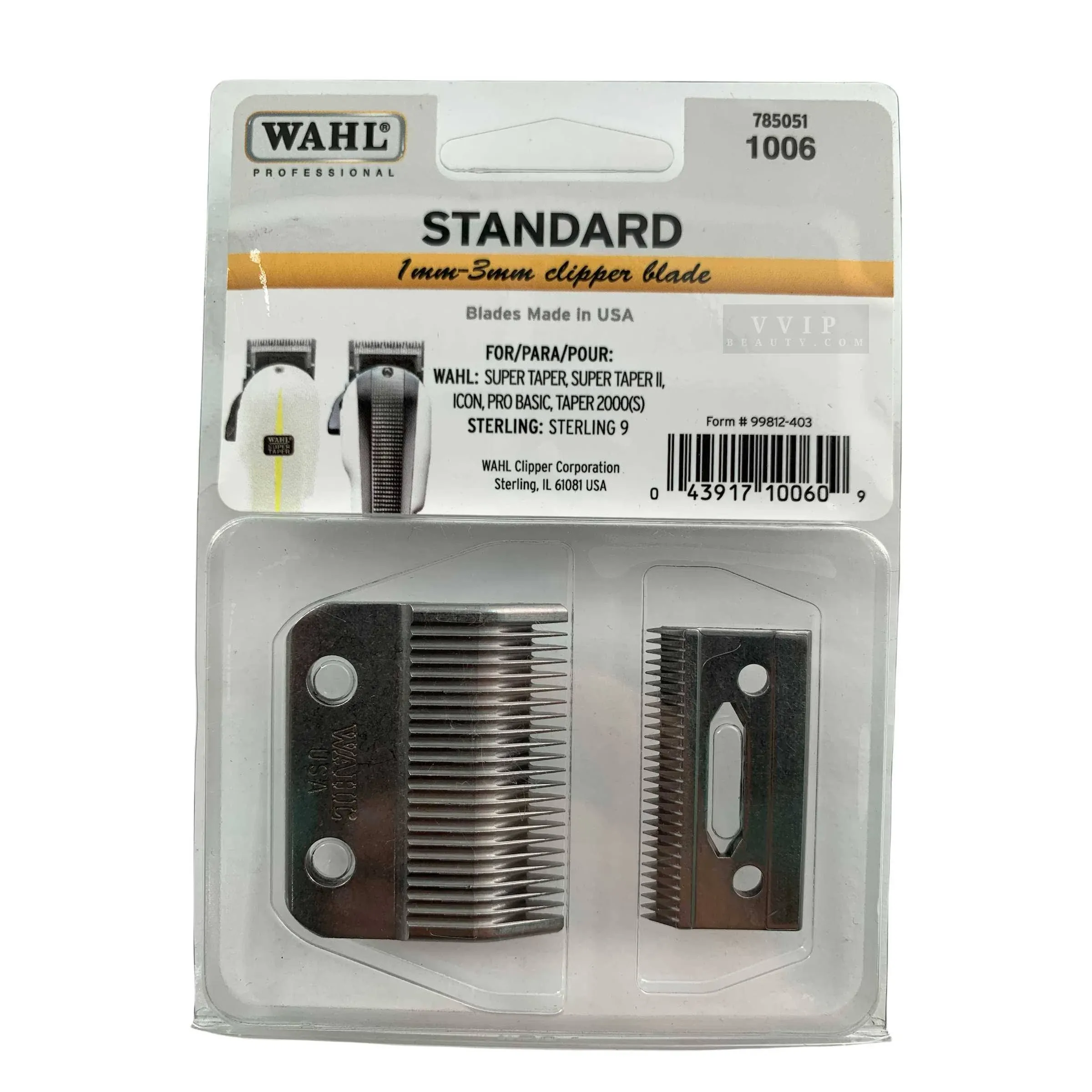 Wahl 2-Hole Clipper Blade