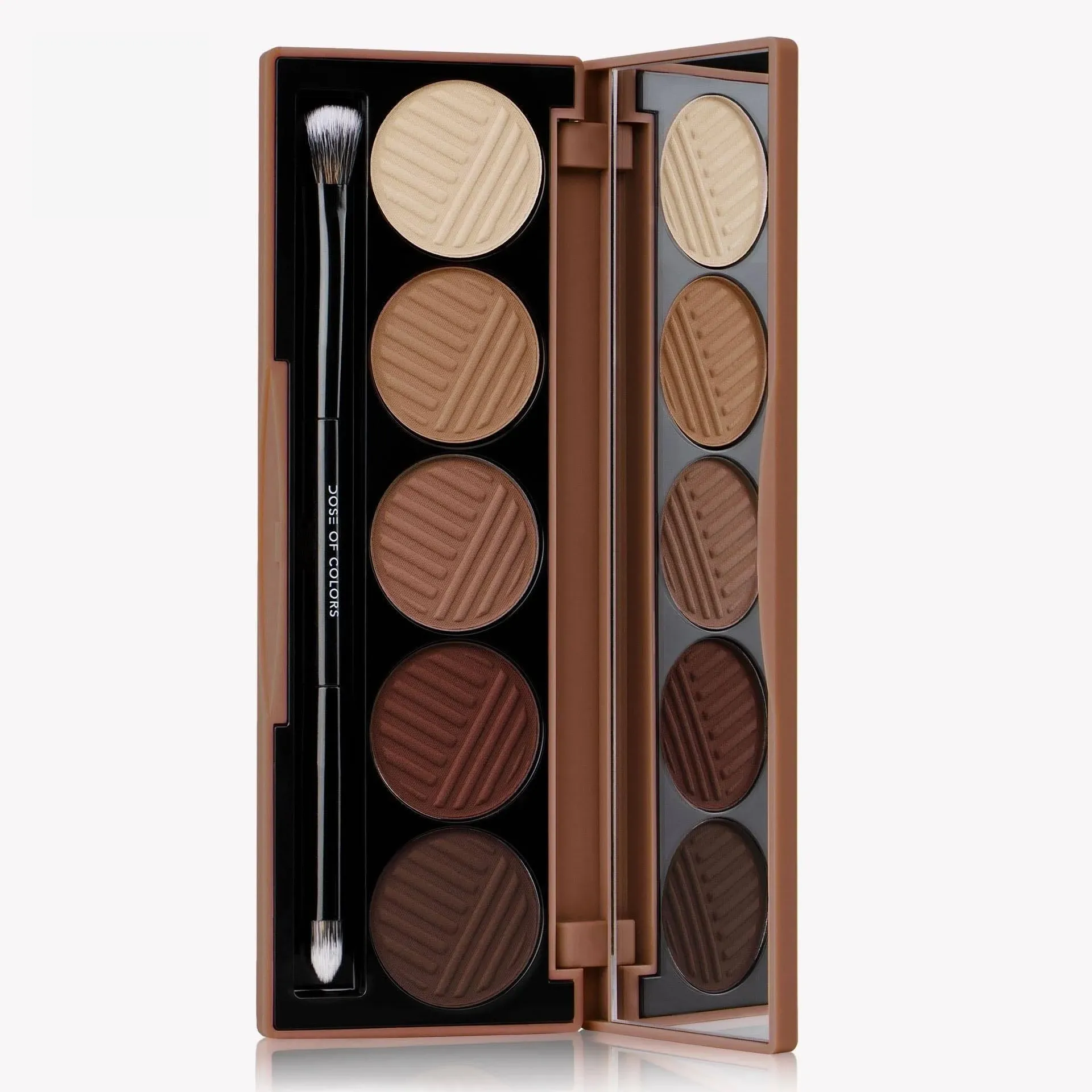 BAKED BROWNS- 5 Pigment Eyeshadow Palette - Dose of Colors