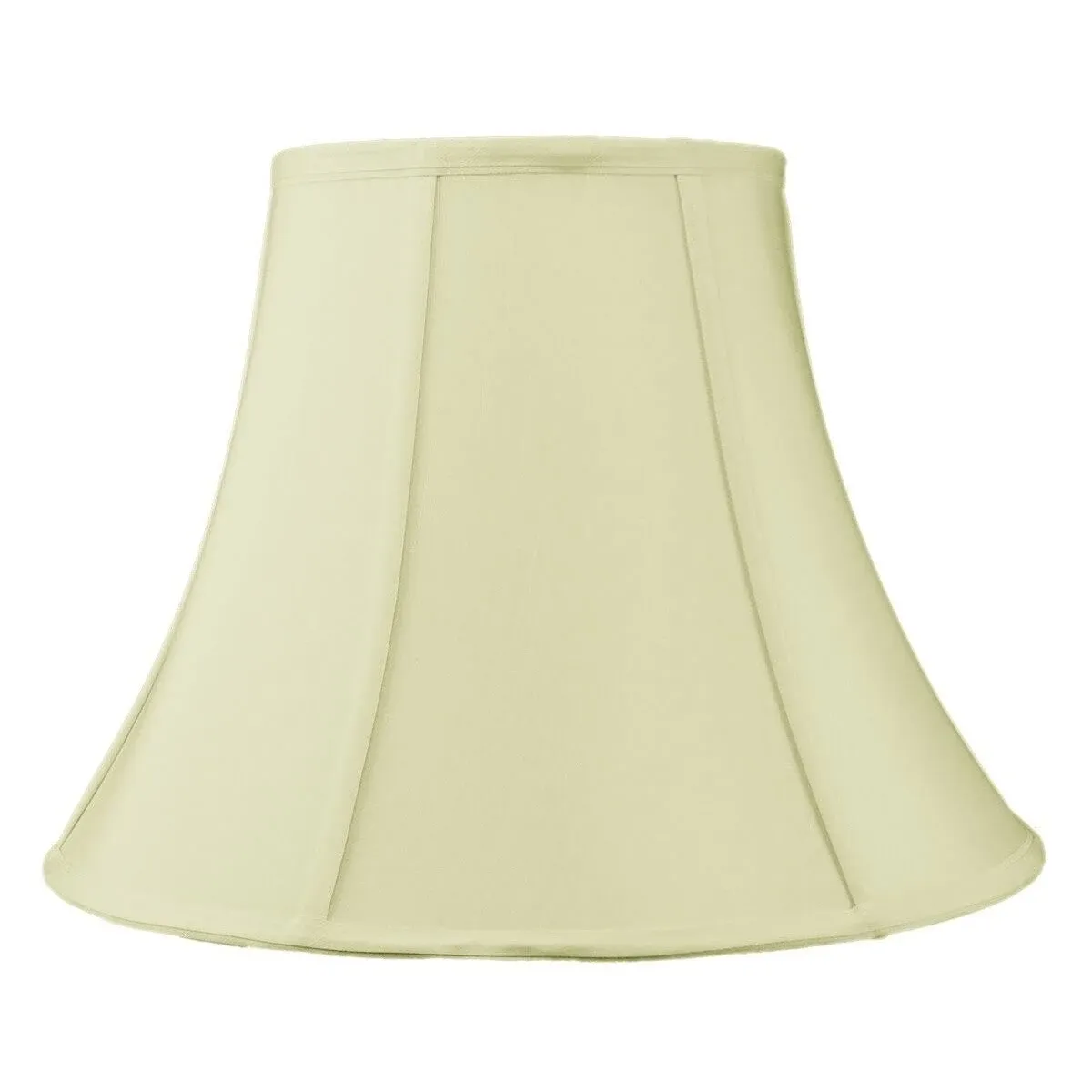 8x16x12 Egg Shell Shantung Bell Lampshade Eggshell