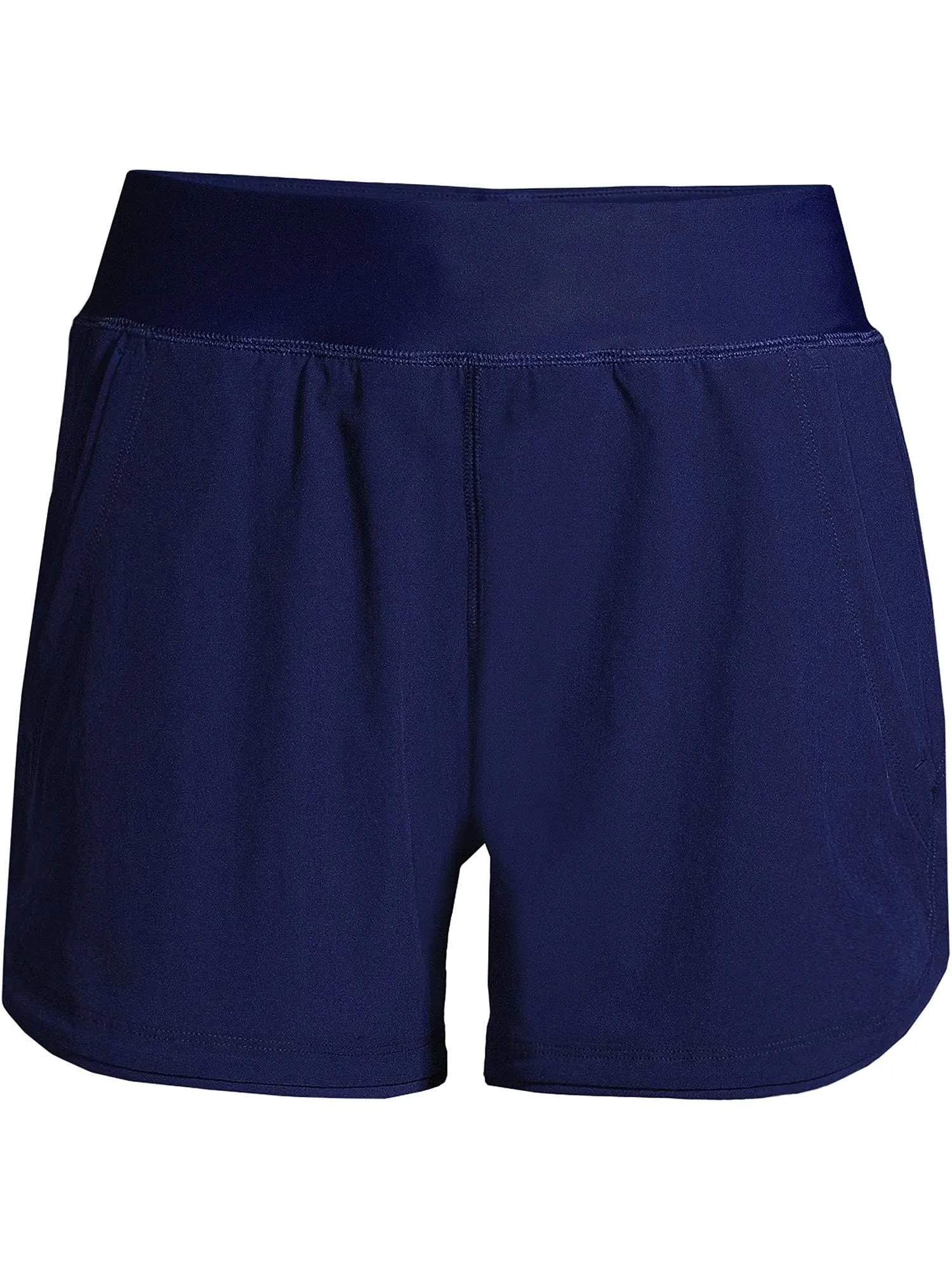 Women's Lands' End Curvy Fit 5" Quick Dry Swim Shorts