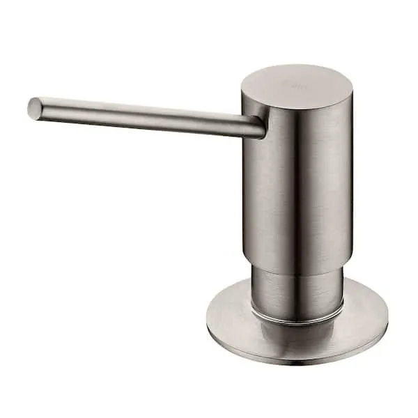 Kraus Soap Dispenser in Stainless Steel, Silver