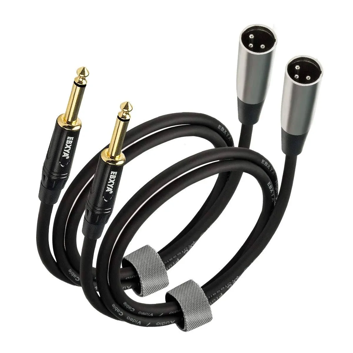 Ebxya 14 Ts Mono Guitar To Xlr Male Unbalanced Cable 3 Ft