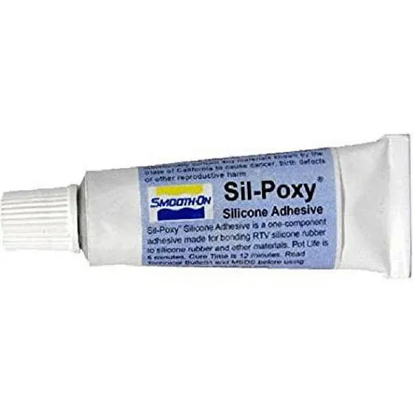 Smooth-On SIL-poxy Rubber Silicone Adhesive - 0.5 oz Tube Silpoxy