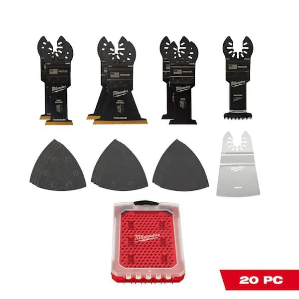 Oscillating Multi-Tool Blade Kit (20-Piece)