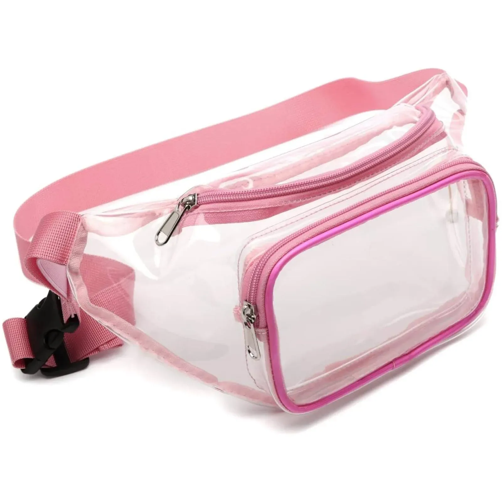 Veckle Clear Fanny Pack Stadium Approved Adjustable Belt Bag for Women Men