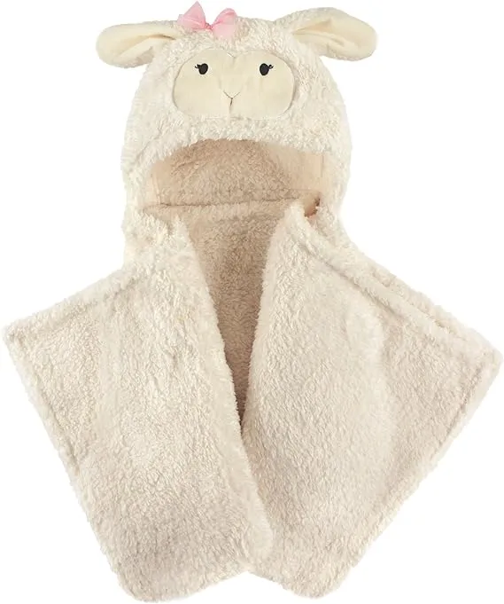 Hudson Baby Unisex Baby Plush Animal Face Bathrobe