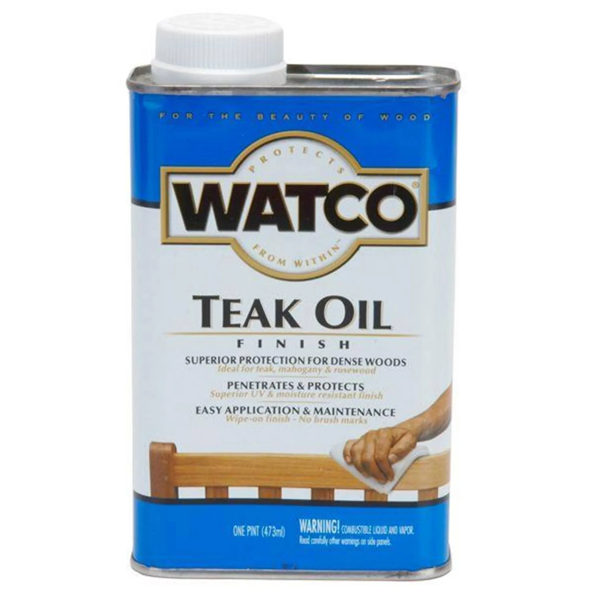 Watco 1 Pint Brown Oil Based Teak Oil UV and Moisture Resistant Finish