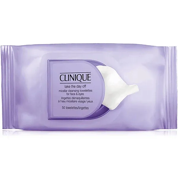 Clinique Take The Day Off Micellar Cleansing Towelettes for Face Eyes