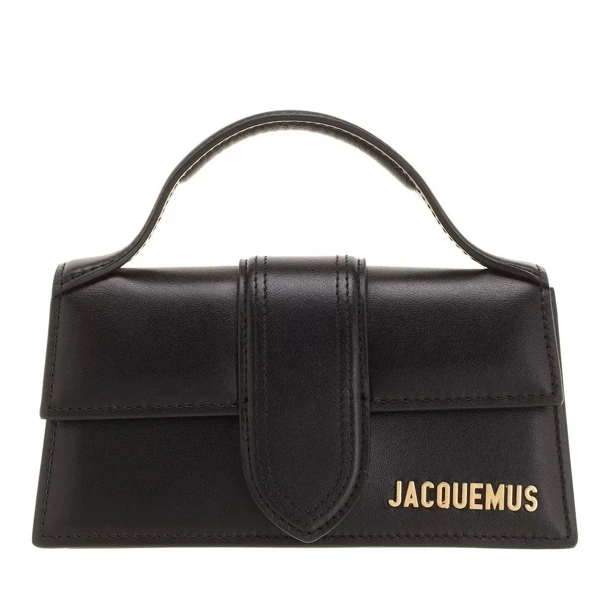 Jacquemus Le Bambino Leather Tote Bag - Black